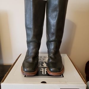 Frye turquoise/green boot Size 8